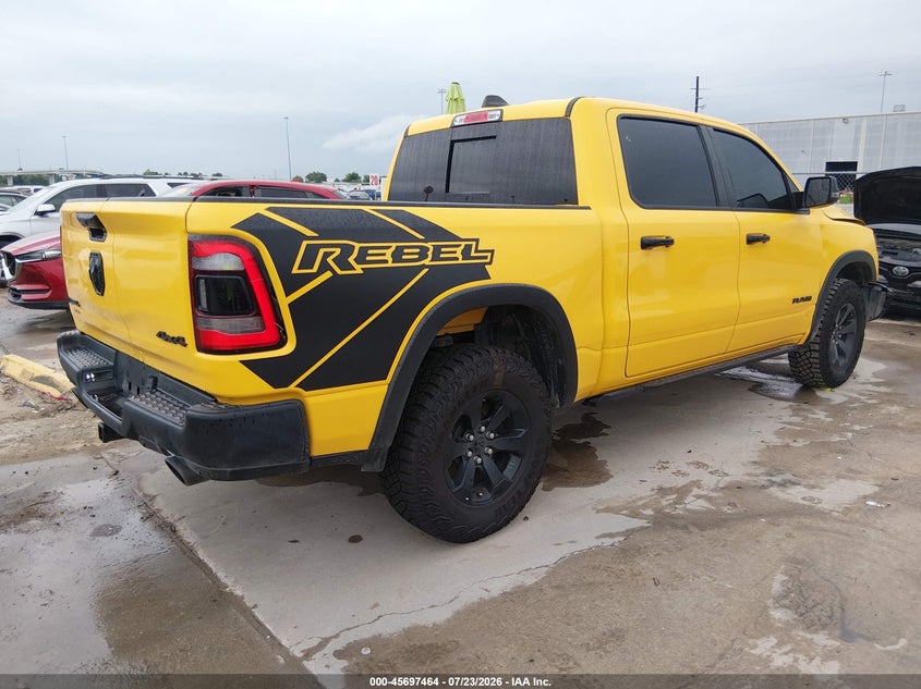 Vin: 1c6srflt4pn677709, lot: 46196092, ram 1500 rebel  4x4 5'7 box 20234