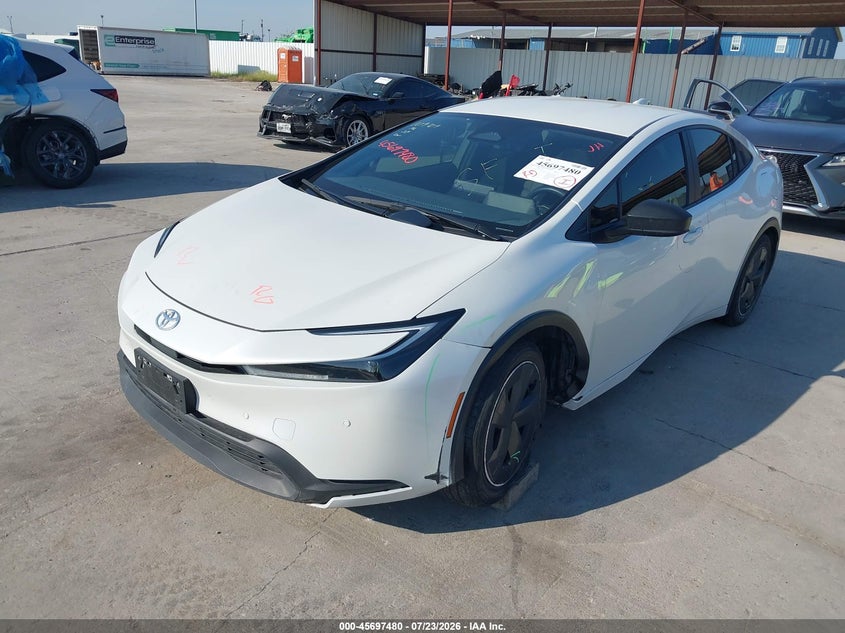 Vin: jtdacaau3p3011635, lot: 46196108, toyota prius le 20232