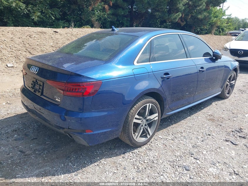 Vin: waulmaf44ja219344, lot: 46196150, audi a4 2.0t tech ultra premium/2.0t ultra premium 20184