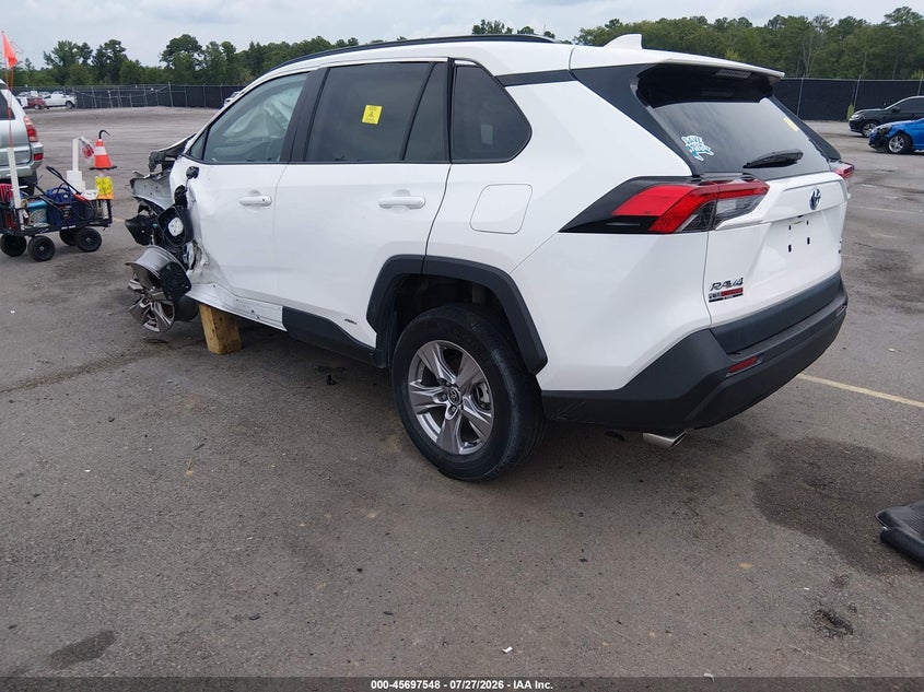 Vin: 2t3rwrfv4nw134395, lot: 46196176, toyota rav4 hybrid xle 20223