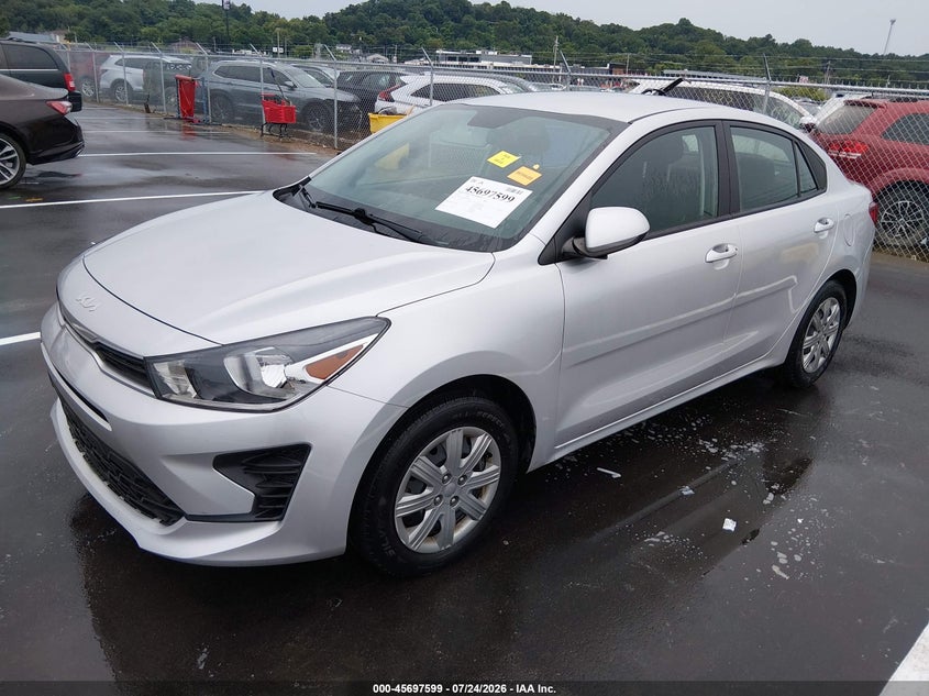 Vin: 3kpa24ad5ne494510, lot: 46196227, kia rio lx 20222