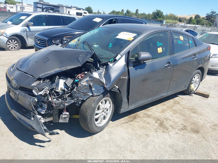 Vin: jtdl9rfu2k3006885, lot: 46196255, toyota prius xle 20192