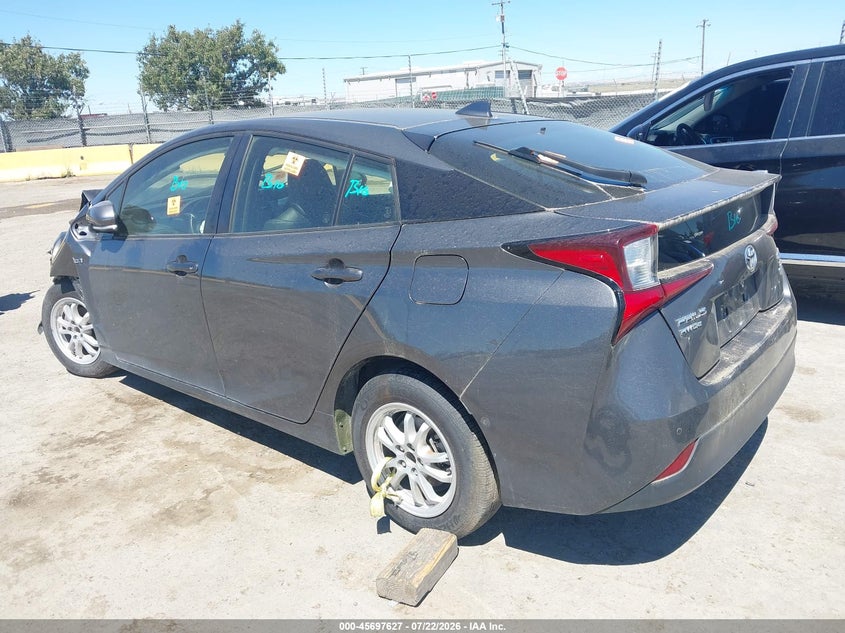 Vin: jtdl9rfu2k3006885, lot: 46196255, toyota prius xle 20193