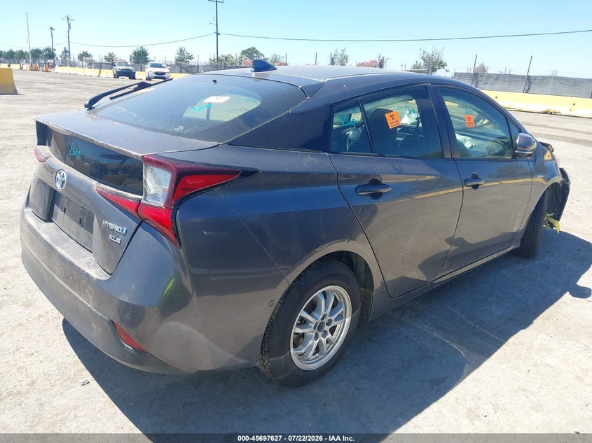 Vin: jtdl9rfu2k3006885, lot: 46196255, toyota prius xle 20194