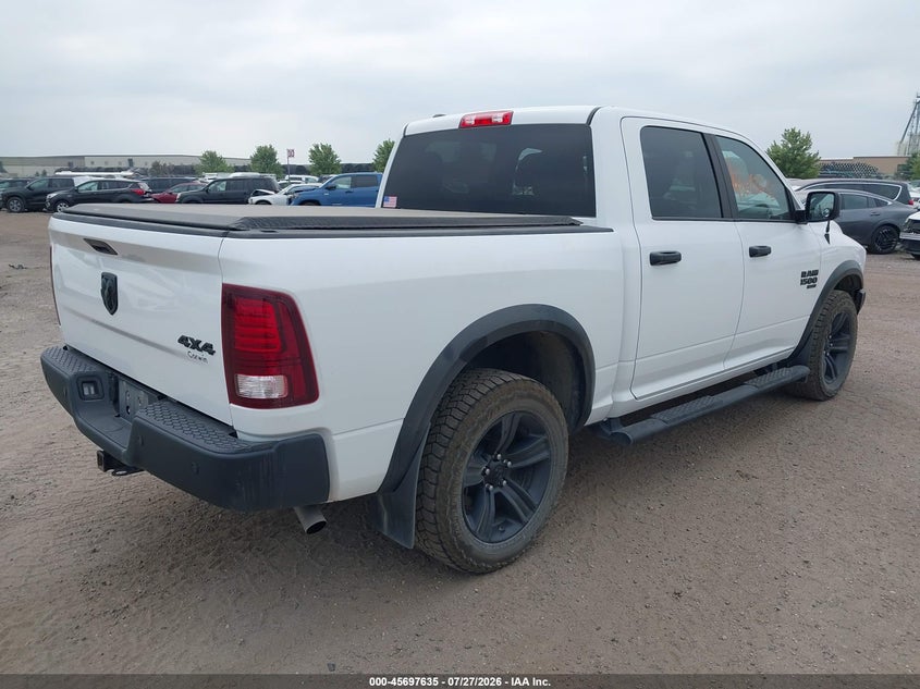 Vin: 1c6rr7lg8ns238714, lot: 46196264, ram 1500 classic warlock  4x4 5'7 box 20224