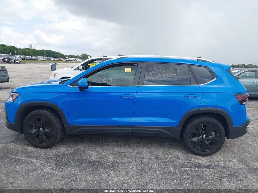 VOLKSWAGEN TAOS 2025 VIN 3VVSC7B29SM013323