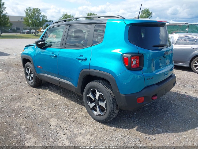 Vin: zacnjdc1xnpn72500, lot: 46196293, jeep renegade trailhawk 4x4 20223