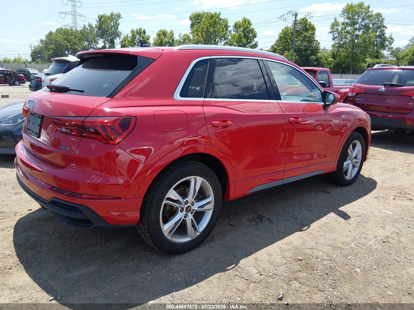 Vin: wa1decf36r1107576, lot: 46196303, audi q3 premium 45 tfsi s line quattro tiptronic 20244