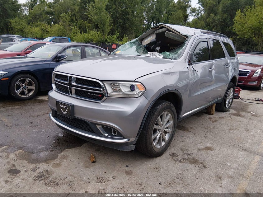 Vin: 1c4rdjag4jc414976, lot: 46196318, dodge durango sxt awd 20182
