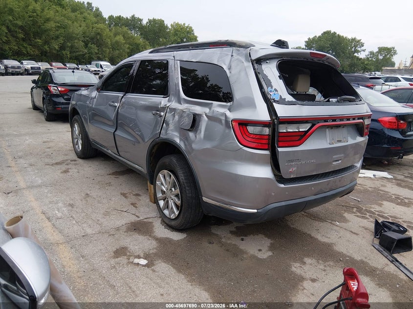 Vin: 1c4rdjag4jc414976, lot: 46196318, dodge durango sxt awd 20183