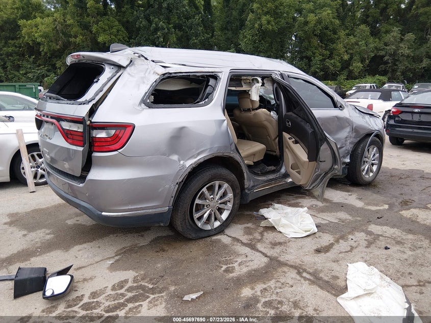Vin: 1c4rdjag4jc414976, lot: 46196318, dodge durango sxt awd 20184