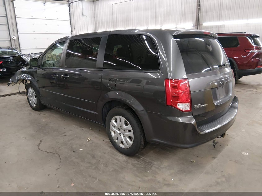 Vin: 2c4rdgbg6gr285141, lot: 46196323, dodge grand caravan se 20163
