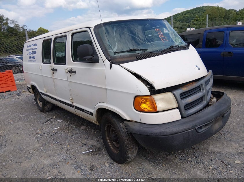 DODGE RAM VAN 1500 1999 VIN 2B7HB11Y6XK513186