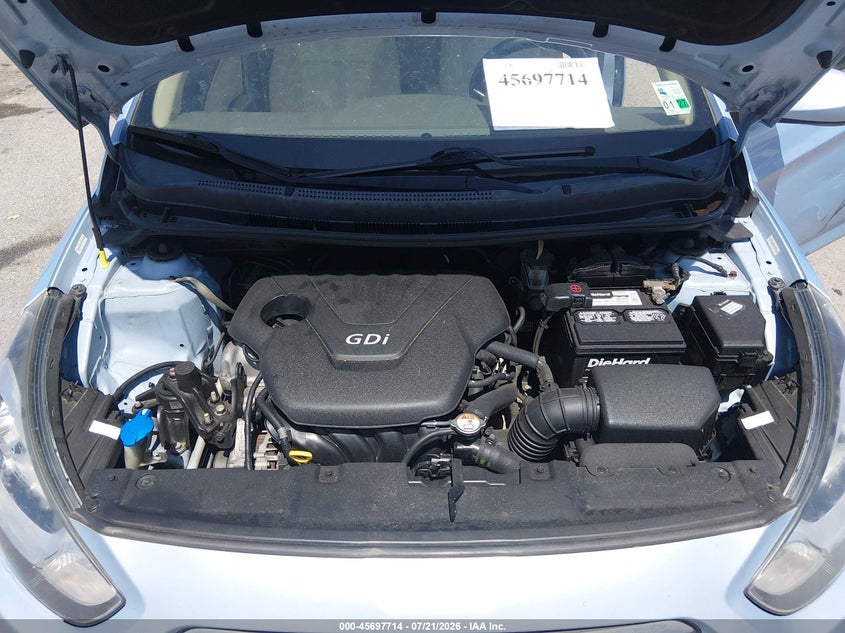 2012 Hyundai Accent Gls VIN: KMHCT4AE7CU229046 Lot: 45697714