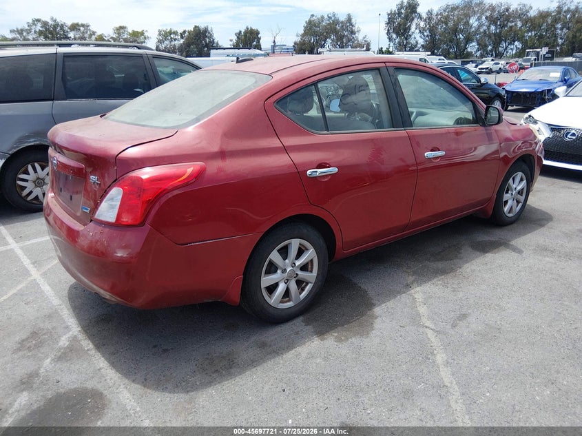 Vin: 3n1cn7ap1cl946234, lot: 46196349, nissan versa 1.6 sl 20124