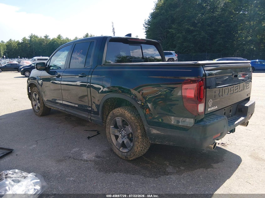 Vin: 5fpyk3f69sb009382, lot: 46196357, honda ridgeline trailsport 20253