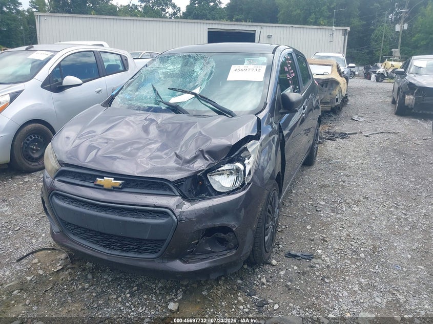 Vin: kl8cb6sa2gc629583, lot: 46196360, chevrolet spark ls cvt 20162