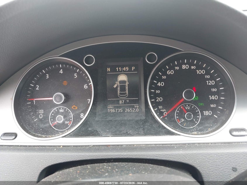 VOLKSWAGEN CC 2012 VIN WVWMN7AN6CE501391
