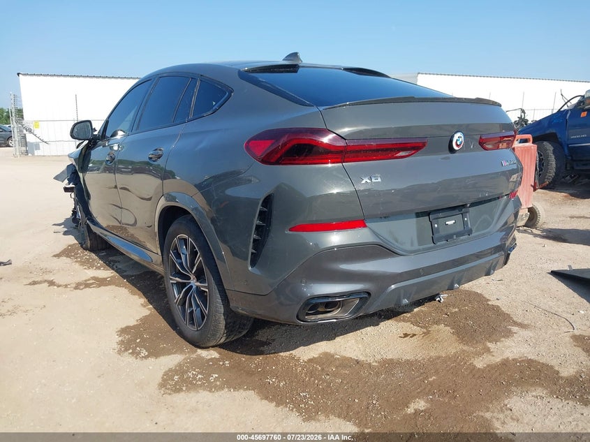 Vin: 5uxcy8c08p9n58067, lot: 46196388, bmw x6 m50i 20233