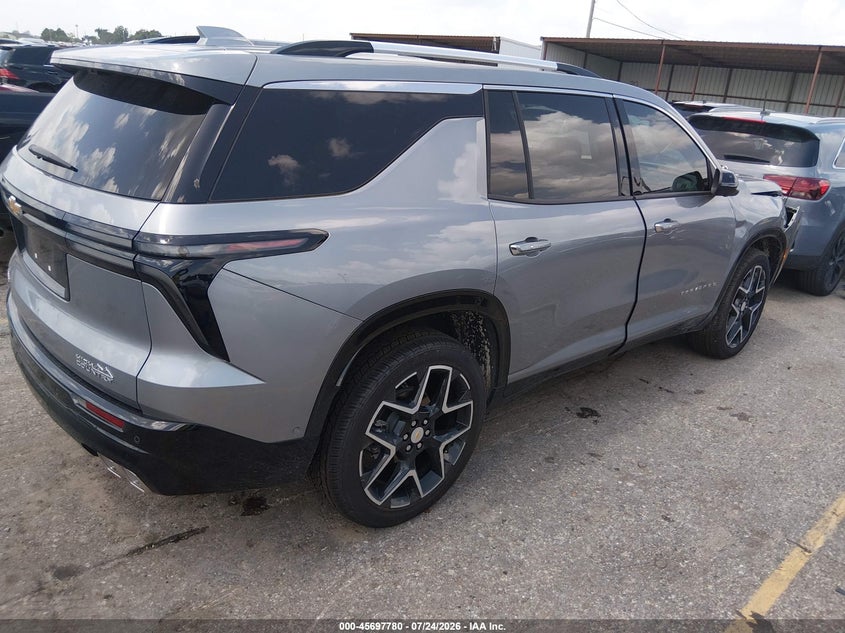 Vin: 1gnerkks0tj157796, lot: 46196408, chevrolet traverse fwd high country 20264