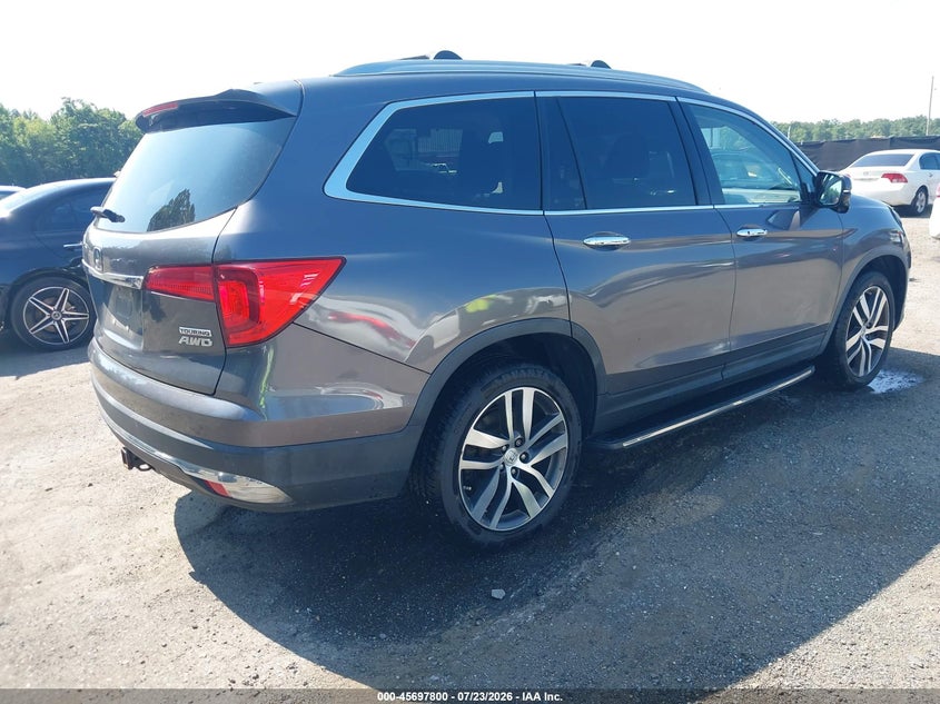 Vin: 5fnyf6h98gb064676, lot: 46196428, honda pilot touring 20164