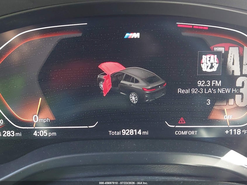 2023 BMW X4 auction photo 7