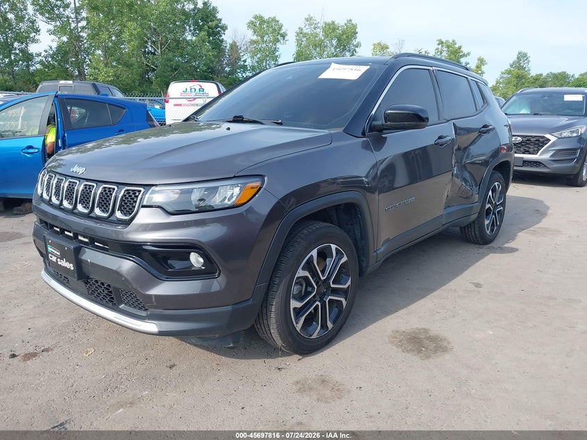 Vin: 3c4njdcnxpt566049, lot: 46196444, jeep compass limited 4x4 20232