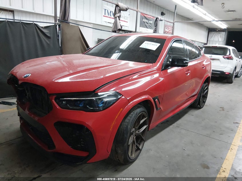 Vin: 5ymcy0c09p9r75112, lot: 46196447, bmw x6 m 20232