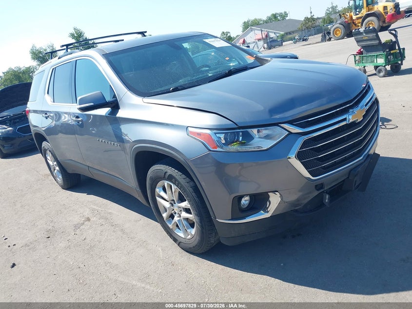 Vin: 1gnergkw6jj242851, lot: 46196458, chevrolet traverse lt cloth 2018 img_1