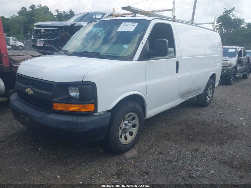 Vin: 1gcsgafx3d1188236, lot: 46196518, chevrolet express 1500 work van 20132
