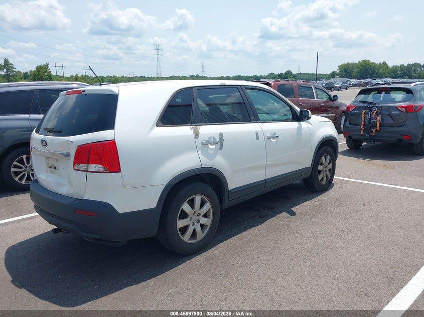 Vin: 5xykt3a12dg378152, lot: 46196528, kia sorento lx 20134