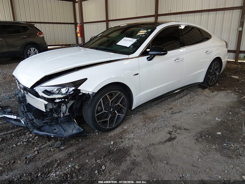 Vin: kmhl14jc0na233612, lot: 46196567, hyundai sonata n line 20222