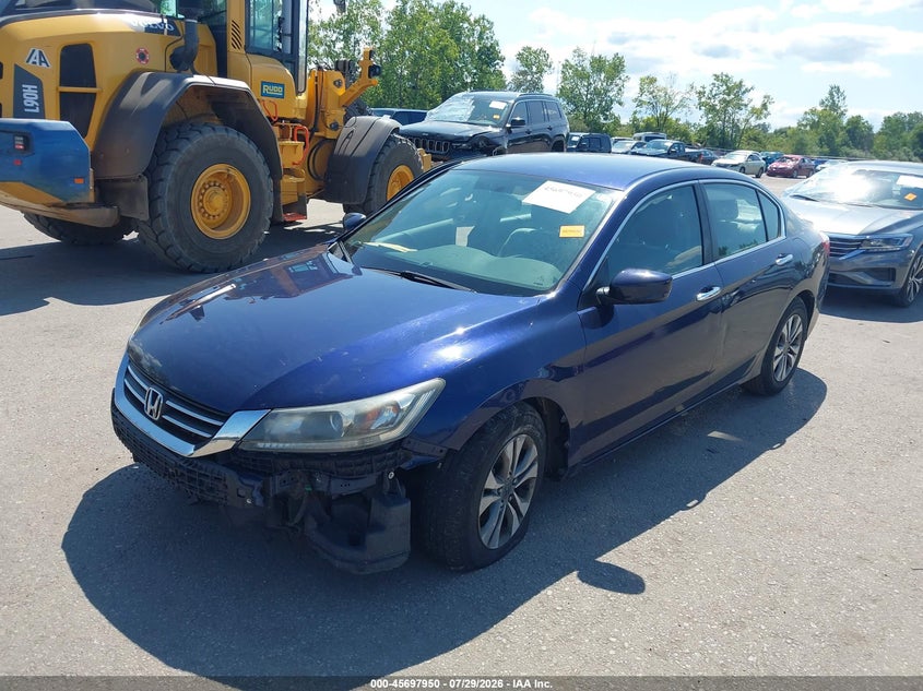 Vin: 1hgcr2f38ea255093, lot: 46196578, honda accord lx 20142