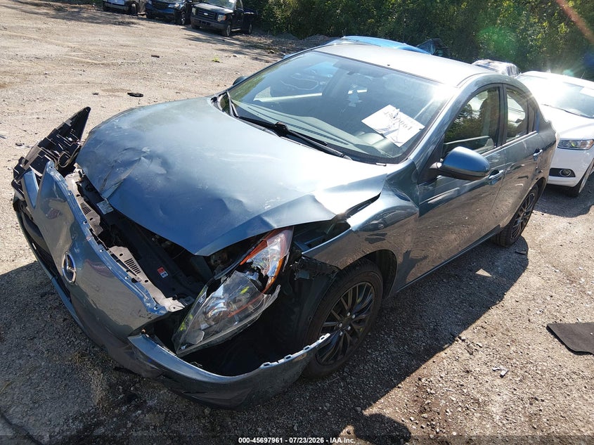 Vin: jm1bl1uf7b1404561, lot: 46196589, mazda mazda3 i sport 20112
