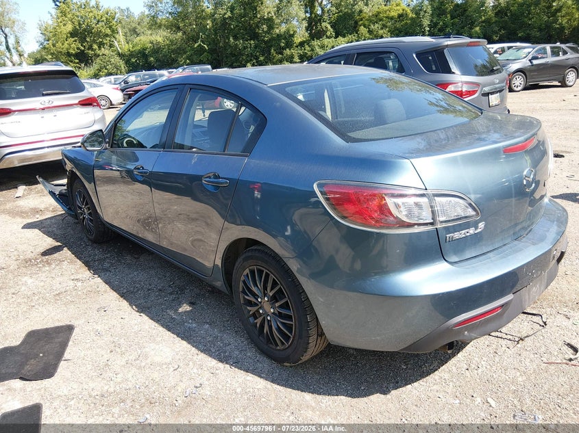 Vin: jm1bl1uf7b1404561, lot: 46196589, mazda mazda3 i sport 20113