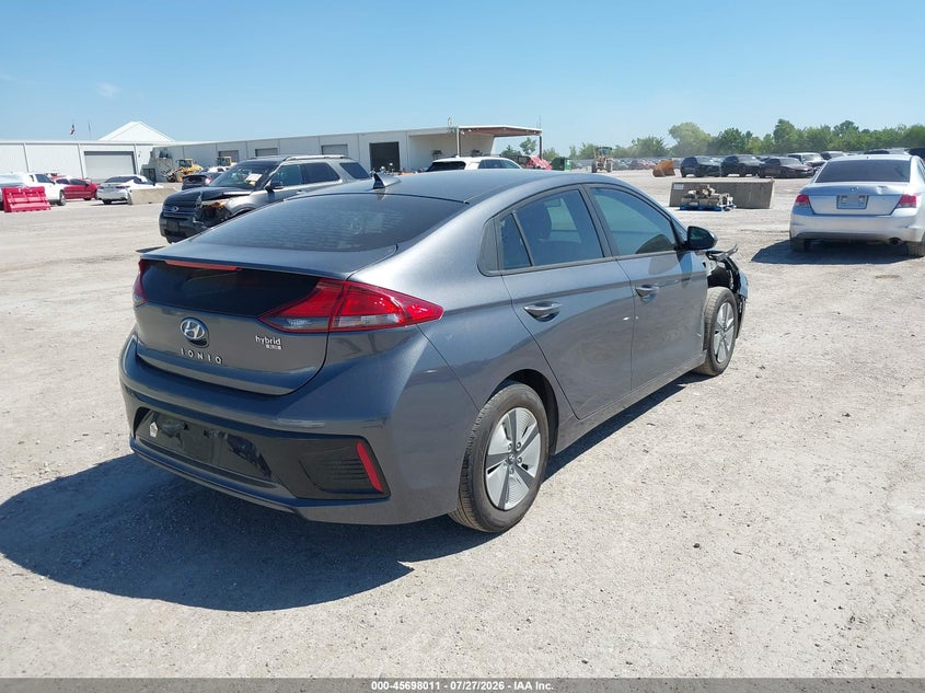 Vin: kmhc65lc7hu025136, lot: 46196639, hyundai ioniq hybrid blue 20174