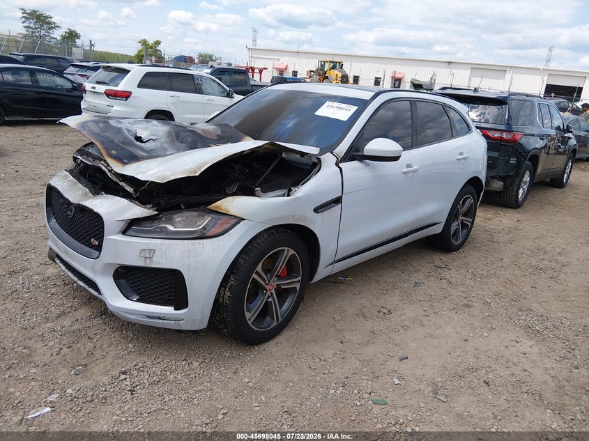 Vin: sadcm2fvxja246442, lot: 46196673, jaguar f-pace s 20182