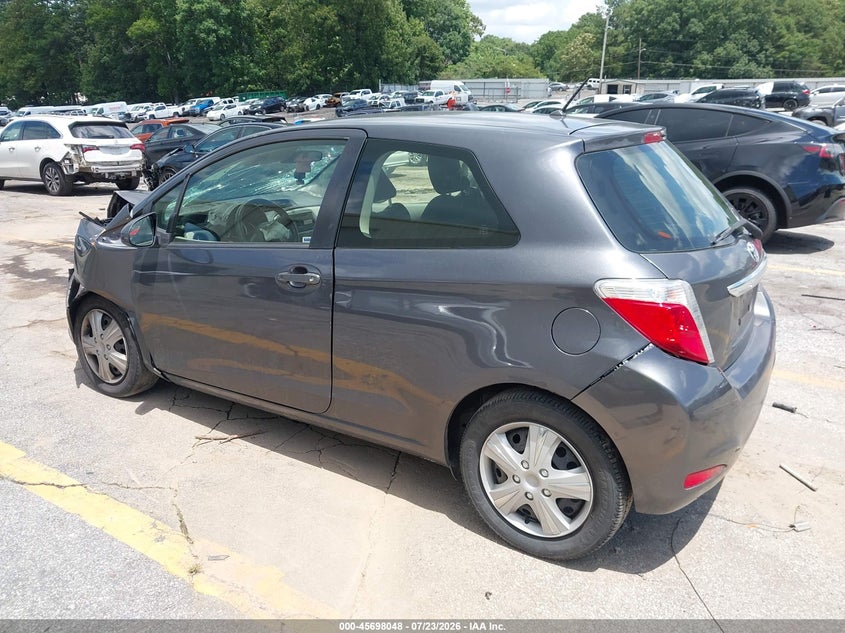 Vin: jtdjtud33dd573030, lot: 46196676, toyota yaris l 20133