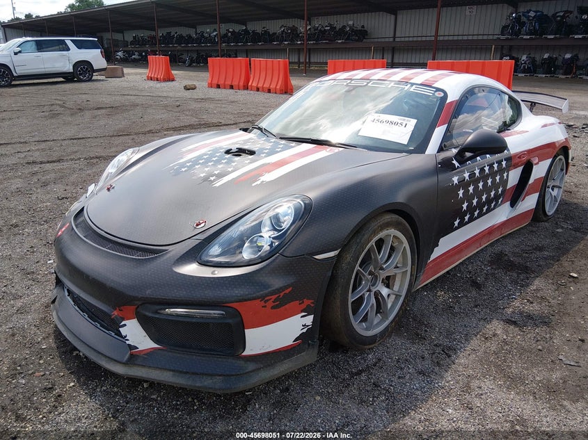 2016 PORSCHE CAYMAN auction photo 2