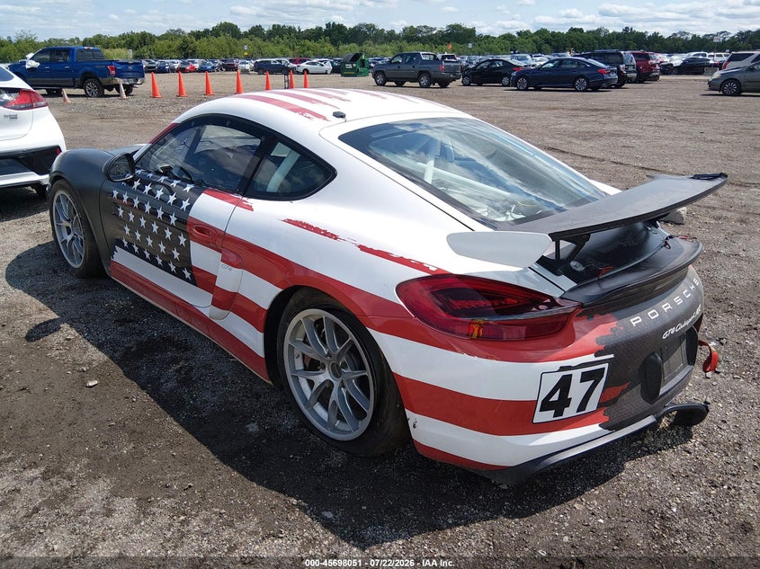 2016 PORSCHE CAYMAN auction photo 3