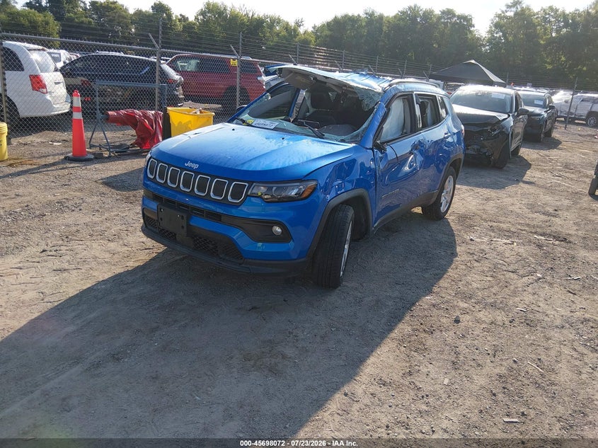 Vin: 3c4njdbbxnt104949, lot: 46196700, jeep compass latitude 4x4 20222