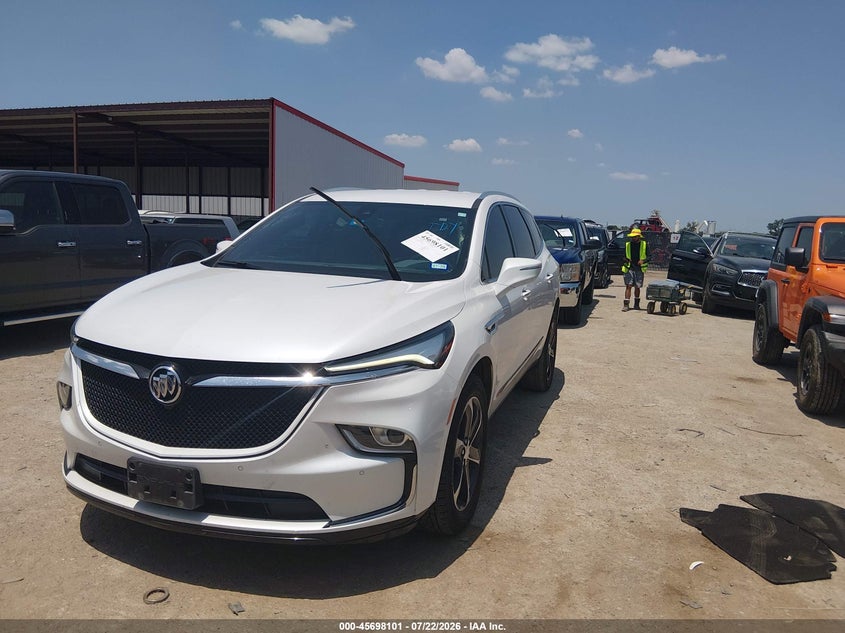 Vin: 5gaerbkw4nj177663, lot: 46196729, buick enclave fwd essence 20222