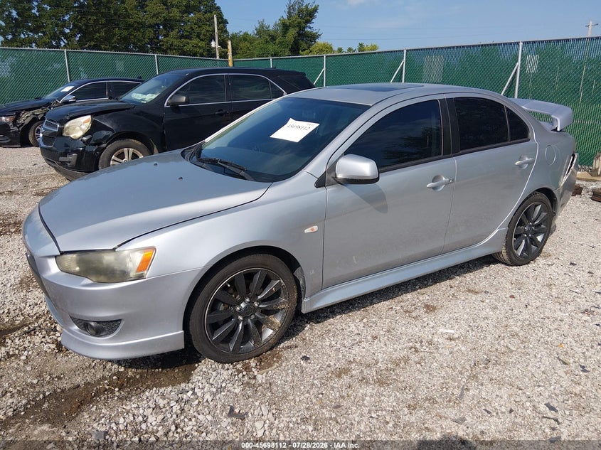 Vin: ja32u8fw6bu014759, lot: 46196740, mitsubishi lancer gts 20112