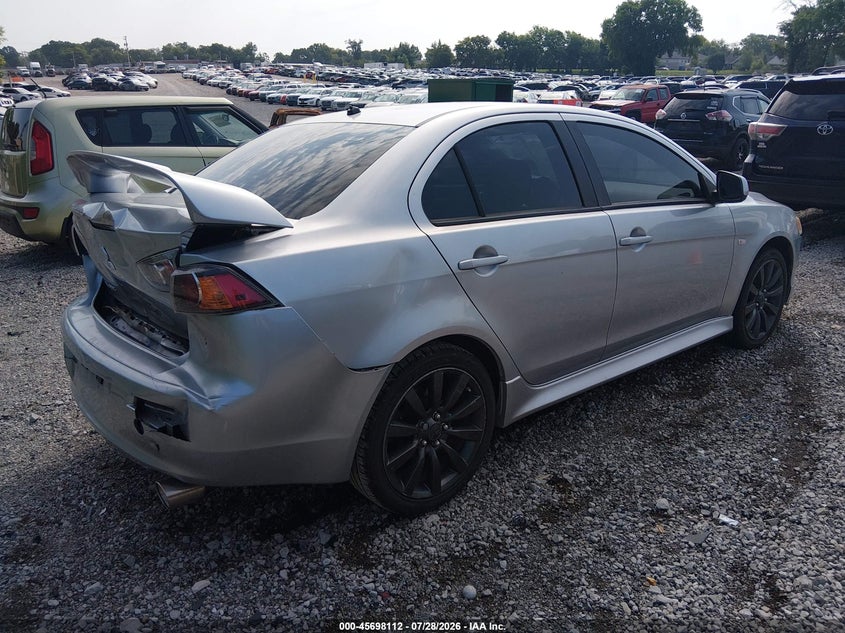 Vin: ja32u8fw6bu014759, lot: 46196740, mitsubishi lancer gts 20114