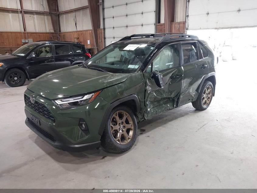 Vin: 2t3uwrfv3sw253092, lot: 46196742, toyota rav4 hybrid woodland edition 20252