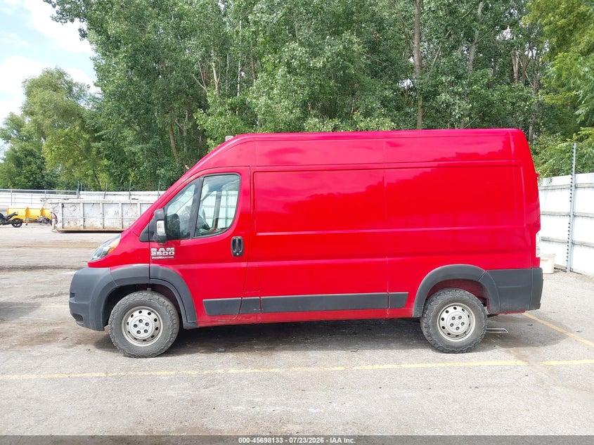RAM PROMASTER 2500 2020 VIN 3C6TRVCG9LE124439