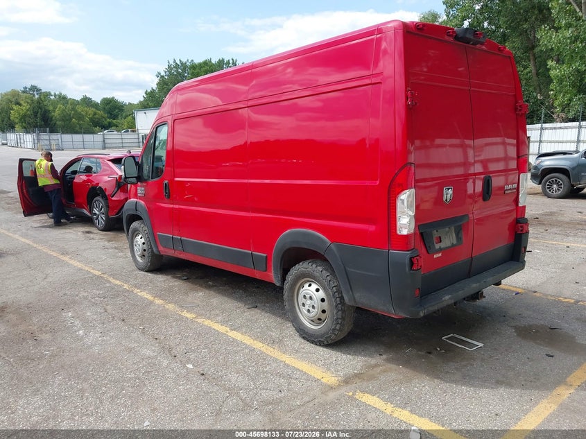 Vin: 3c6trvcg9le124439, lot: 46196761, ram promaster 2500 high roof 136 wb 20203