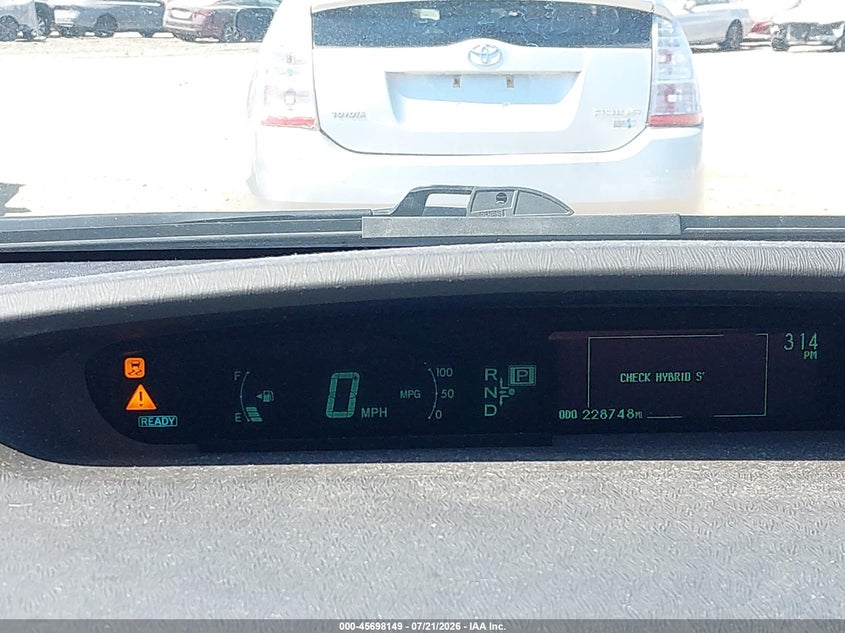 2010 TOYOTA PRIUS auction photo 7