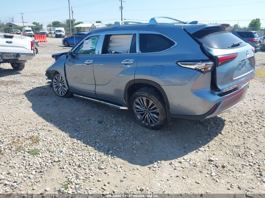 Vin: 5tdfzrbh4ls005128, lot: 46196805, toyota highlander platinum 20203