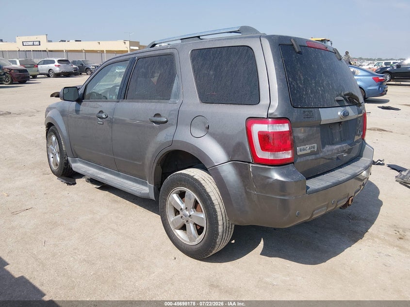 Vin: 1fmcu0eg0ckb27133, lot: 46196806, ford escape limited 20123